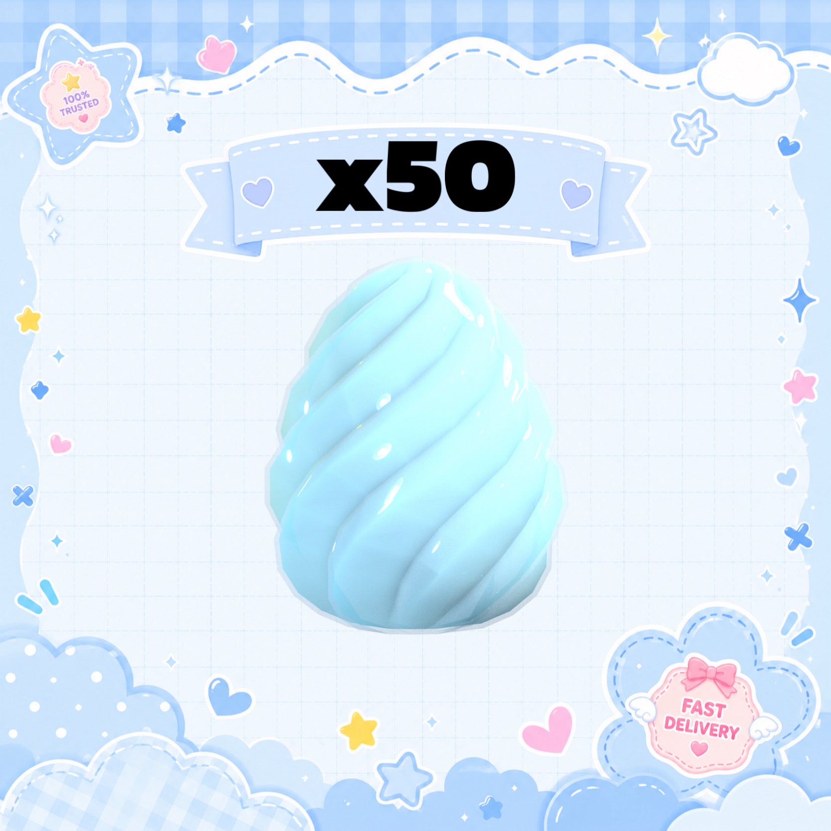 x50 Crystal Eggs