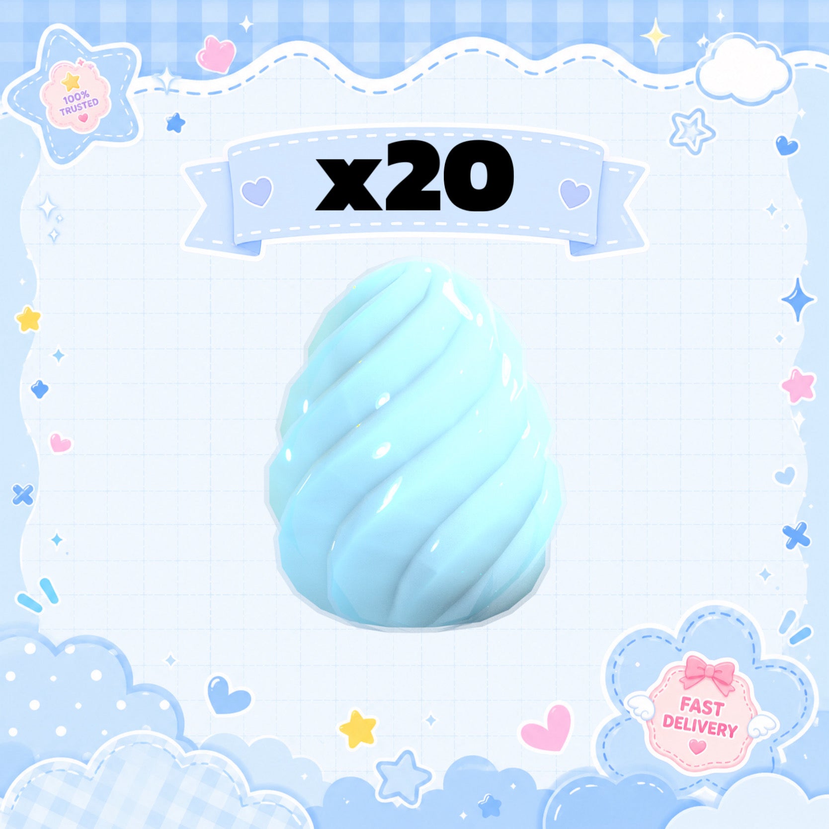 *x20 Crystal Eggs