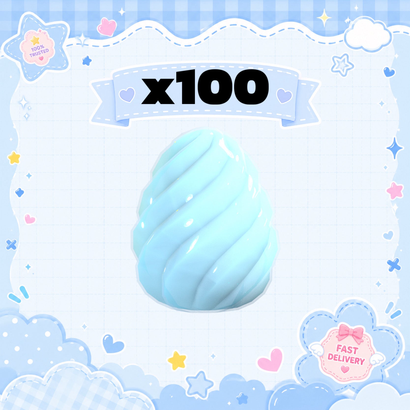 x100 Crystal Eggs