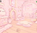 🎀pink bakershop house