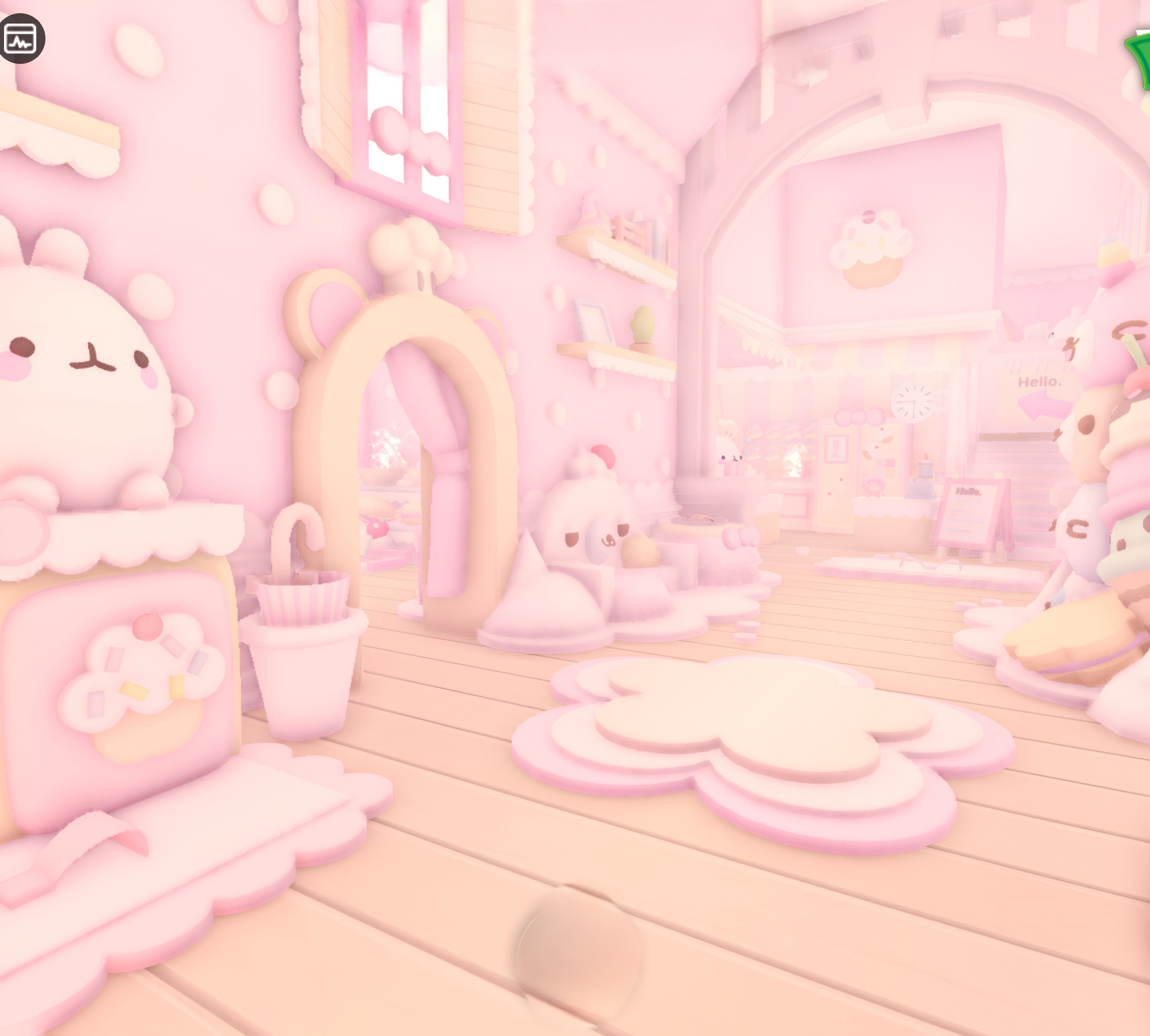 🎀pink bakershop house